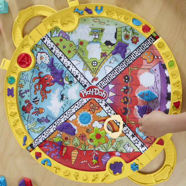 Набір для творчості Hasbro із пластиліном зі складним килимком для зберігання F9143 (5010996221070) - зображення 8