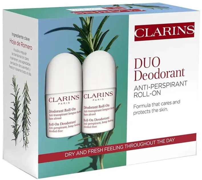 Zestaw dezodorantów Clarins w kulce 50 ml x 2 szt (3666057398223) - obraz 1