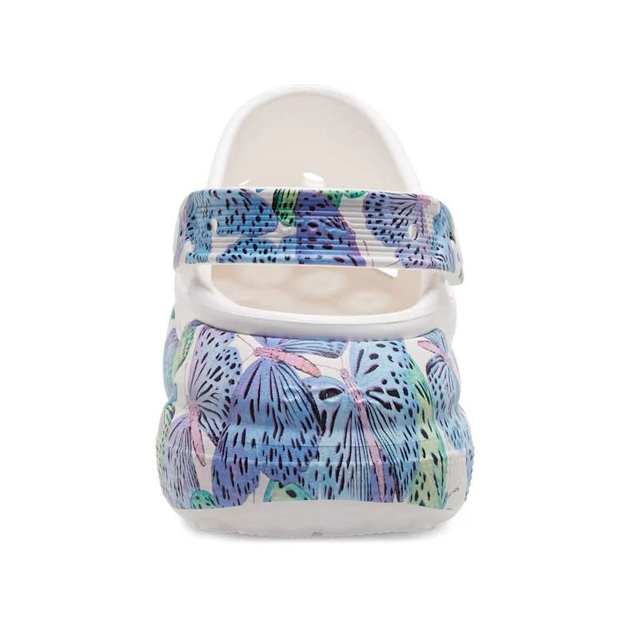 Сабо на высокой платформе Crocs Classic Crush Butterfly Clog 37 р 23.2-24 см Белые 207521-M5/W7 White - изображение 6