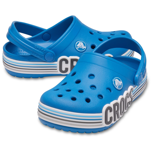 Сабо Crocs Crocband Kids Clog 28 р 16.7-17.4 см Детские Синие 204537-C11 Logo Stripe Blue - Фото 3 Сабо Crocs Crocband Kids Clog 28 р 16.7-17.4 см Детские Синие 204537-C11 Logo Stripe Blue - изображение 3