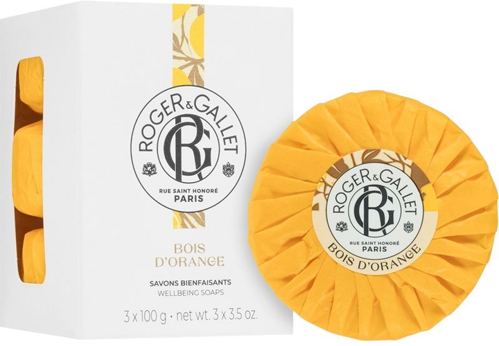 Zestaw mydeł Roger and Gallet Bois d'Orange 100 g x 3 szt (3701436911614) - obraz 1