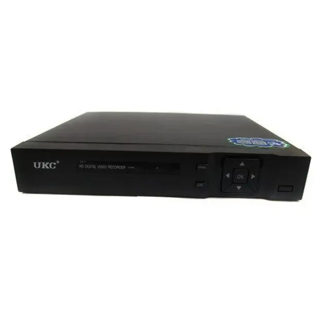 DVR регистратор BNC/V-OUT 4 канальный UKC CAD 1204 AHD 4 cam черный - изображение 2