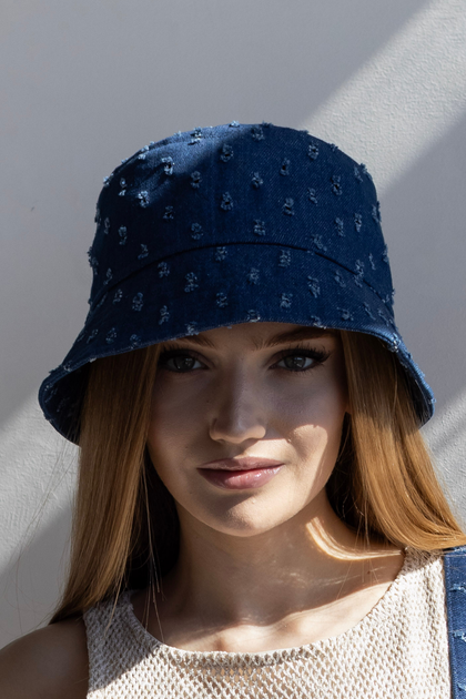 Летняя панама джинсовая с перфорацией D.Hats - изображение 3