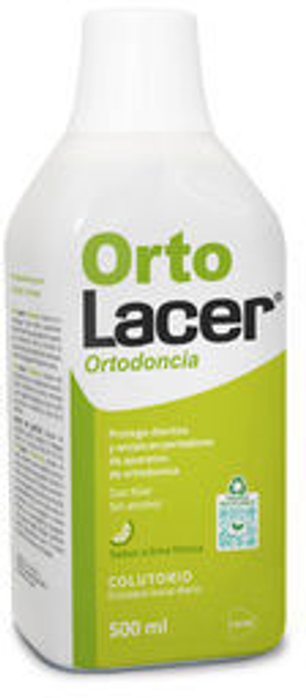 Płyn do płukania jamy ustnej Lacer Ortolacer Colutorio Lima 500 ml (8430340052957) - obraz 1