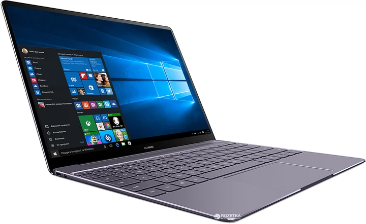 Ноутбук Huawei Matebook X (53010ANU) W09 8GB Space Gray – фото