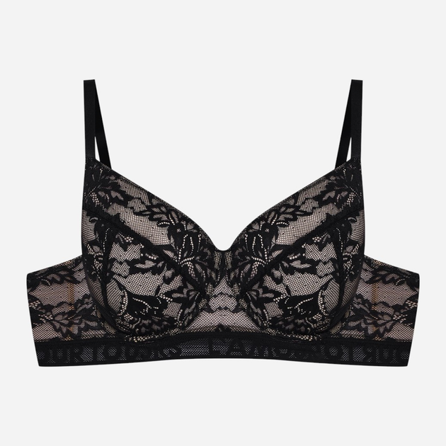 Biustonosz damski miękki bez Push Up Esotiq Bisous 42864-99X 75G Czarny (5903972549599) - obraz 6