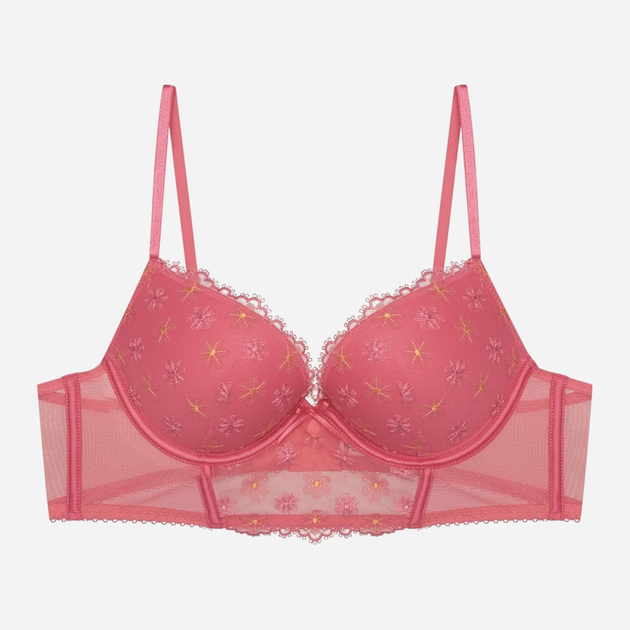 Biustonosz bustier Esotiq Bloomy 42869-42X 75D Różowe (5903972552513) - obraz 6