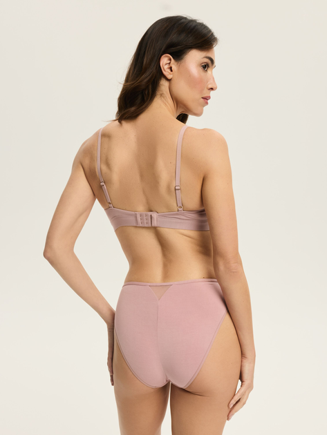 Biustonosz damski Push Up z fiszbinami Esotiq Blissy 42887-39X M Ciemno-różowy (5903972556788) - obraz 4