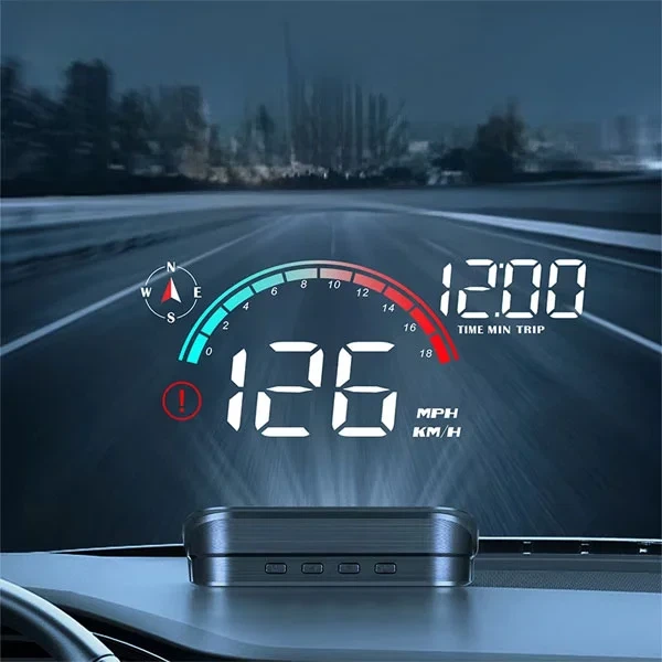 Проектор на лобове скло з GPS-навігацією та визначенням швидкості - Фото 2 Проектор на лобове скло з GPS-навігацією та визначенням швидкості - зображення 2