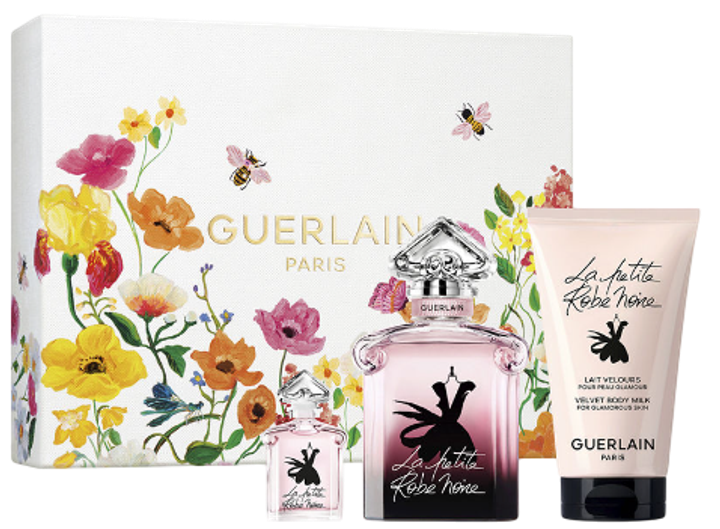 Набір для жінок Guerlain La Petite Robe Noire Intense Парфумована вода 50 мл + Мініатюра Парфумована вода 5 мл + Молочко для тіла 75 мл (3346471000079) - зображення 1