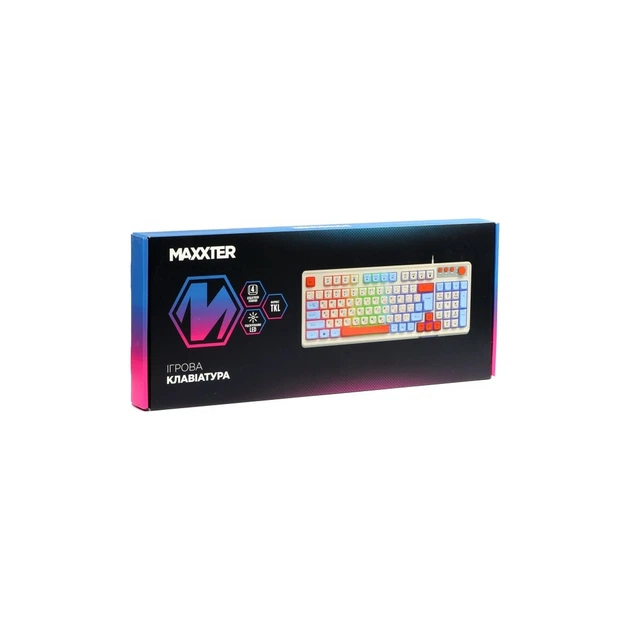 Клавиатура Maxxter KBG-3C01-UA USB UA (KBG-3C01-UA) - изображение 5