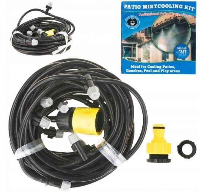 Садовый туманообразователь 10 м Patio Mist Mistcooling Kit BD-182 для охлаждения и полива - Фото 7 Садовый туманообразователь 10 м Patio Mist Mistcooling Kit BD-182 для охлаждения и полива - изображение 7