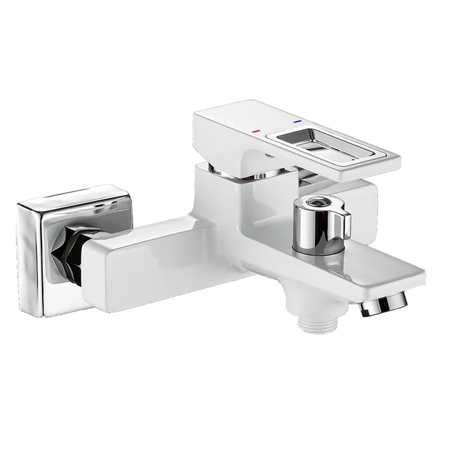 Смеситель для ванны Mixxus Premium DANTE 009 EURO White-Chrome (MI6795) - Фото 1 Смеситель для ванны Mixxus Premium DANTE 009 EURO White-Chrome (MI6795) - изображение 1
