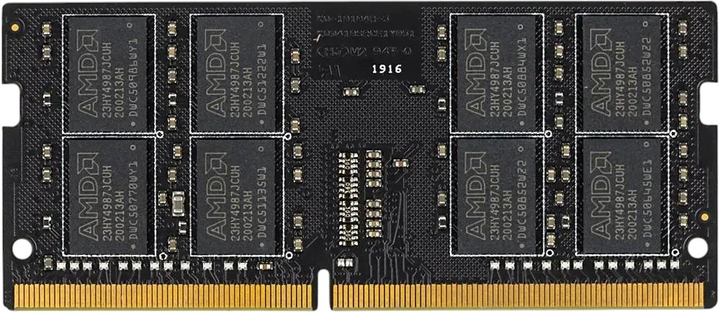 Pamięć RAM AMD SODIMM DDR4-2400 16384MB PC4-19200 Radeon R7 Performance (R7416G2400S2S-UO) - obraz 2