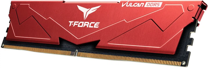 Оперативна пам'ять Team Group DDR5-6000 32768MB PC5-48000 (Kit of 2x16384) Vulcan Red (FLRD532G6000HC38ADC01) - зображення 4