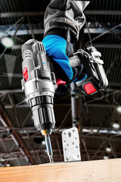 Акумуляторний дриль-шурупокрут Graphite Energy+ 18V 58G000-SET1 (5902062503633) - зображення 9