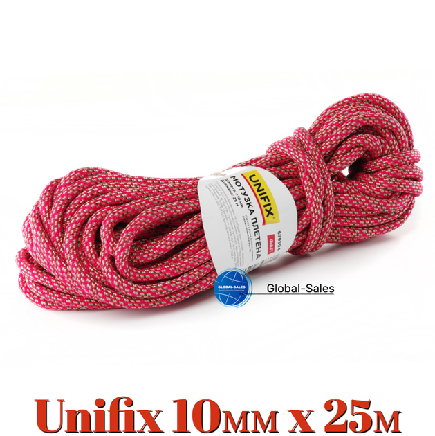 Веревка плетеная ФАЛ Unifix 10мм x 25м (699594) - Фото 1 Веревка плетеная ФАЛ Unifix 10мм x 25м (699594) - изображение 1
