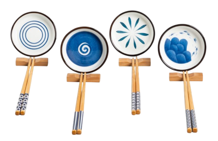 Zestaw do serwowania sushi HOMLA Kioto ozdobny 12 elementów (5906496742972) - obraz 2