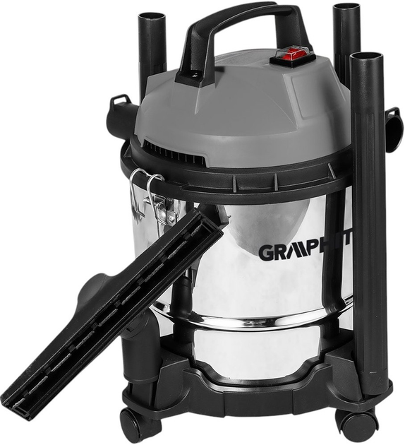 Odkurzacz przemysłowy Graphite 800 W 12 L 59G613 (5902062051820) - obraz 3