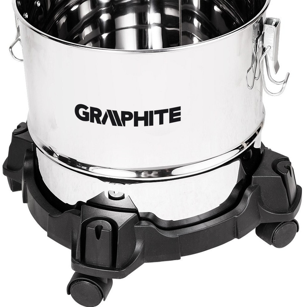 Odkurzacz przemysłowy Graphite 800 W 12 L 59G613 (5902062051820) - obraz 6