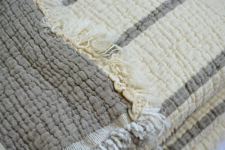 Муслиновое покрывало MOSS Exclusive Muslin Kahve Полуторный 170 х 230 см Муслин Коричневый - Фото 2 Муслиновое покрывало MOSS Exclusive Muslin Kahve Полуторный 170 х 230 см Муслин Коричневый - изображение 2