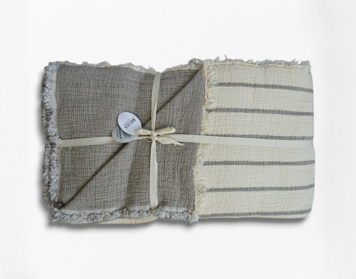 Муслиновое покрывало MOSS Exclusive Muslin Kahve Полуторный 170 х 230 см Муслин Коричневый - Фото 3 Муслиновое покрывало MOSS Exclusive Muslin Kahve Полуторный 170 х 230 см Муслин Коричневый - изображение 3