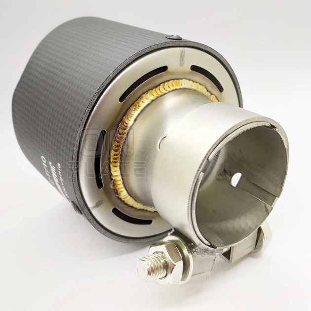 Насадка на глушитель Akrapovic одинарная 53мм-165мм (ZB) | Карбоновая насадка на выхлопную трубу - изображение 7