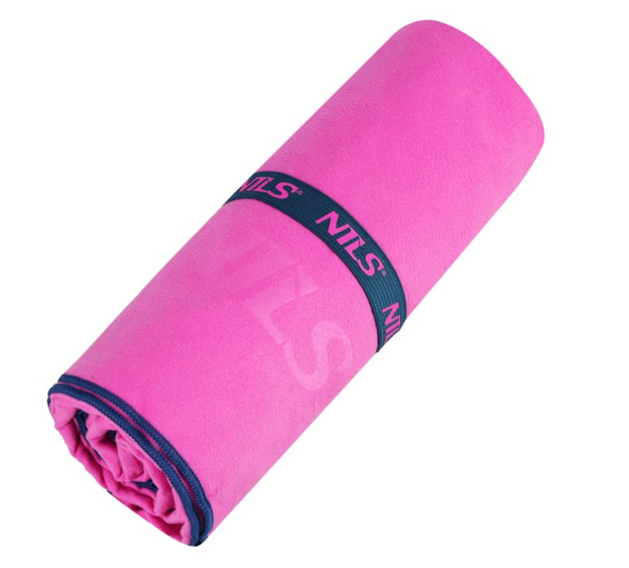 Ręcznik NILS CAMP NCR13 z mikrofibry 200 x 90 cm Różowy (5907695555042) - obraz 2