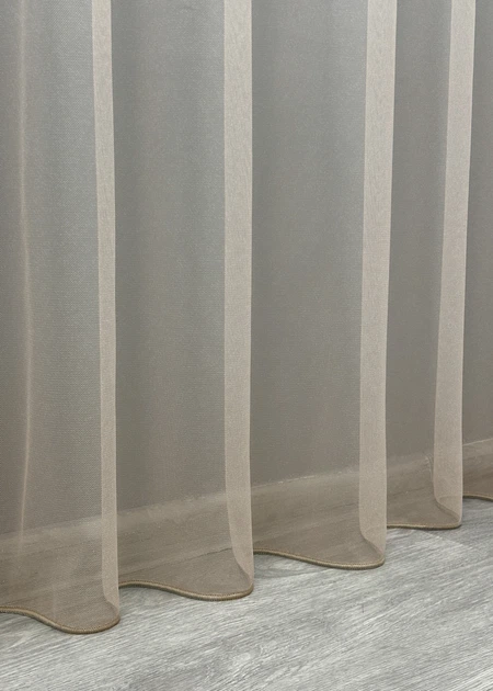 Тюль VR-Textil 1645т Грек-сітка омбре Капучино 300х270 см (42-0625) - зображення 7