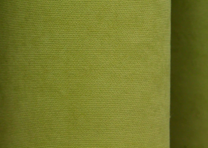 Комплект готових штор VR-Textil Мікровелюр Petek № 1500ш Салатовий 100х290 см 2 шт (31-761) - зображення 7