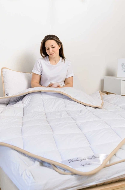 Ковдра Goodnight.Store Всесезонна: 140х200 см колір Білий - изображение 4