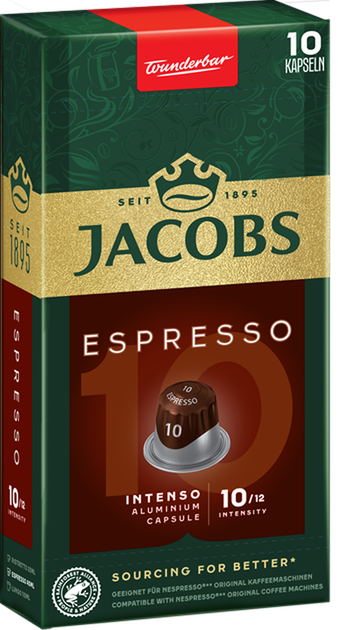 Кофе в капсулах Nespresso Jacobs Espresso 10 Intenso 10 шт - изображение 2
