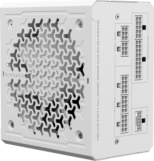 Блок живлення Corsair RM850e Gold 850W White (CP-9020293-EU) - зображення 3