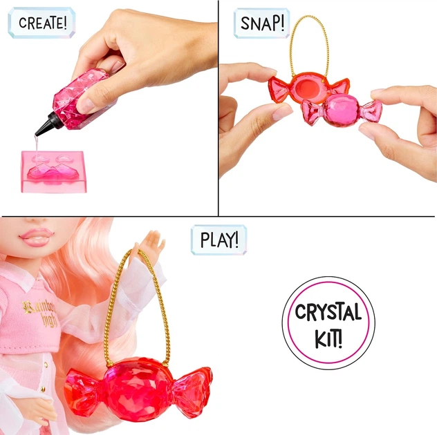 Лялька Rainbow High Creative Crystals Fashion Doll Bella (121367) (0035051121367) - зображення 4