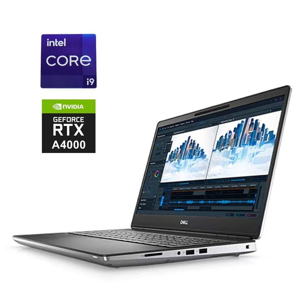 Мобильная рабочая станция Dell Precision 7560 / 15.6" (1920x1080) IPS / Intel Core i9-11950H (8 (16) ядер по 2.6 - 5.0 GHz) / 32 GB DDR4 / 1000 GB SSD M.2 / nVidia RTX A4000, 8 GB GDDR6, 256-bit / WebCam б/у - Фото 1 Мобильная рабочая станция Dell Precision 7560 / 15.6" (1920x1080) IPS / Intel Core i9-11950H (8 (16) ядер по 2.6 - 5.0 GHz) / 32 GB DDR4 / 1000 GB SSD M.2 / nVidia RTX A4000, 8 GB GDDR6, 256-bit / WebCam б/у - изображение 1