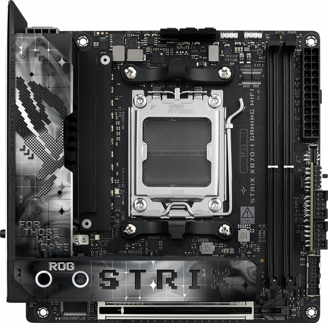 Материнська плата Asus ROG STRIX X870-I GAMING WIFI (sAM5, AMD X870, PCI-Ex16) - зображення 1
