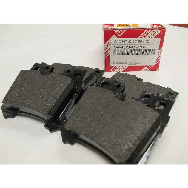 Колодки гальмівні задні LEXUS LS460/460L 4.6 07-12, LS600H/600HL 5.0 08-12 ( 04466-0W020 ) - Фото 1 Колодки гальмівні задні LEXUS LS460/460L 4.6 07-12, LS600H/600HL 5.0 08-12 ( 04466-0W020 ) - зображення 1