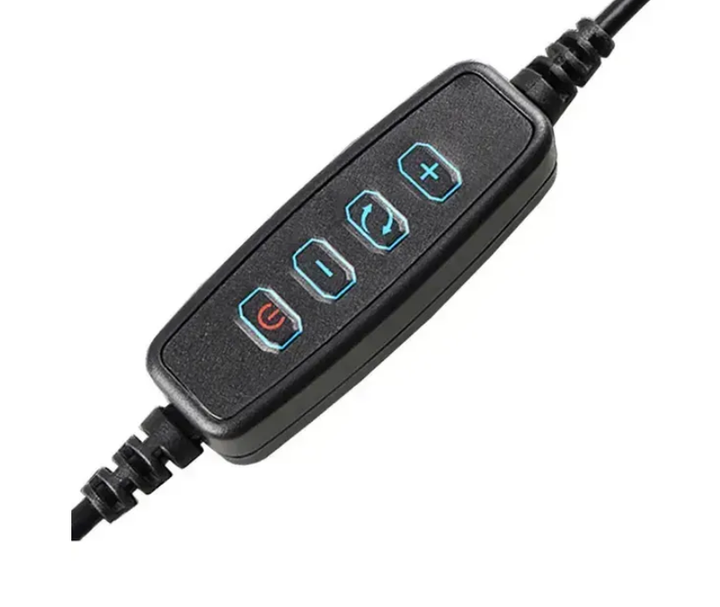Кольцевая LED лампа LC-330 33 см с держателем для телефона от USB - изображение 7
