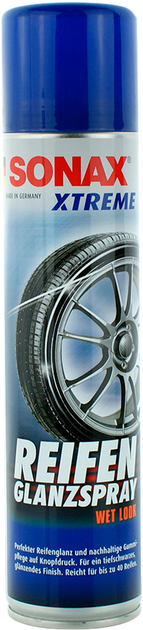 Засіб по догляду і чорнінню шин Sonax XTREME Reifenglanzspray Wet Look 400 мл 235300 (4064700235304) - зображення 1