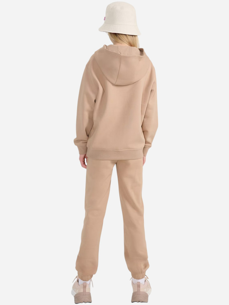 Spodnie dresowe dziewczęce młodzieżowe joggery 4F 4FJWSS25TTROF1187-83S 158 cm Beżowe (5905700426134) - obraz 2