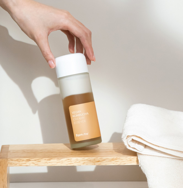 Есенція для обличчя FarmStay Vegan Kombucha 140 мл (8809783329863) - зображення 5