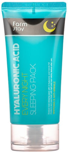 Maska nawilżająca do twarzy FarmStay Hyaluronic Acid Every Night Sleeping Pack na noc 120 ml (8809635230217) - obraz 1