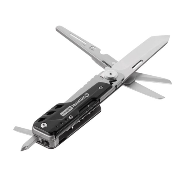 Мультитул Intertool-Storm 105мм x 6-в-1 Slider (HT-0546) сталь 5CR15 - изображение 6