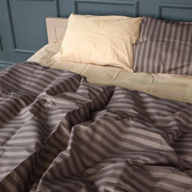 Простынь MirSon Бязь 17-0767 Elegant Stripes 150х220 см (2200011018324) - Фото 3 Простынь MirSon Бязь 17-0767 Elegant Stripes 150х220 см (2200011018324) - изображение 3