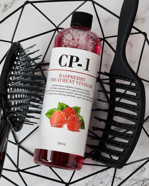 Кондиціонер для волосся Esthetic House CP-1 Raspberry Treatment Hair Vinegar змивний 500 мл (8809450010179) - зображення 6