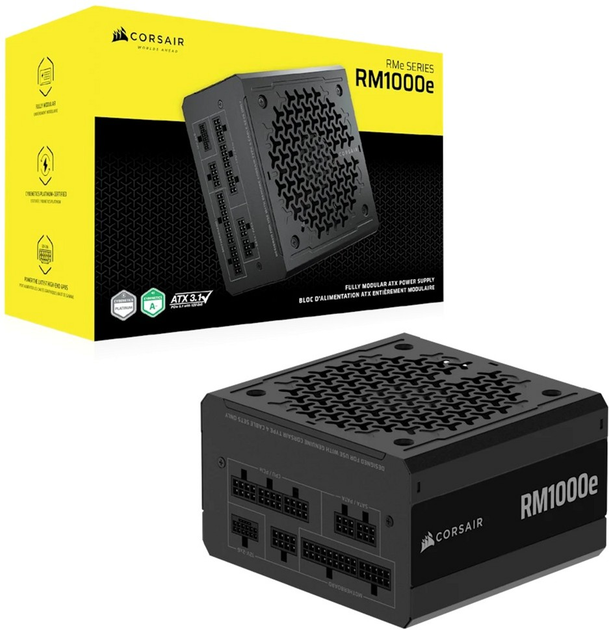 Блок живлення Corsair RM1000e ATX 1000W Black (CP-9020297-EU) - зображення 5