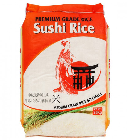 Рис Sushi Rise Преміум мішок 25 кг - Фото 1 Рис Sushi Rise Преміум мішок 25 кг - изображение 1