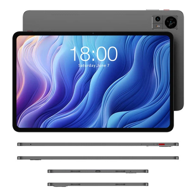 Планшет Teclast T60 12 8ГБ, 256ГБ, LTE, 8000мА•год, Android, сірий (6940709686737) - Фото 3 Планшет Teclast T60 12 8ГБ, 256ГБ, LTE, 8000мА•год, Android, сірий (6940709686737) - изображение 3