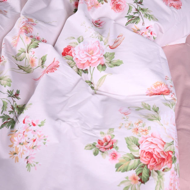 Комплект постельного белья Mirson Семейный 2 x 160 x 220 см 22-1408 Spring Flower Сатин (2200011122007) - изображение 3