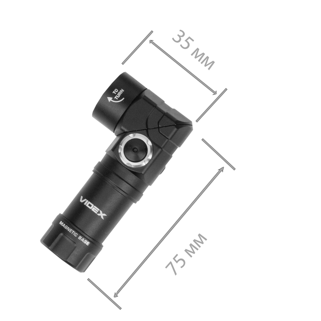 Портативний світлодіодний ліхтарик Videx VLF-A244RH 600Lm (142777) - зображення 2